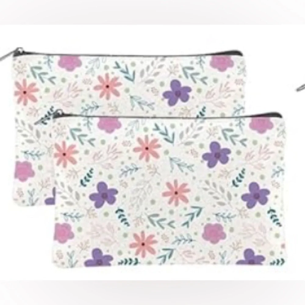 Floral Print Canvas Bag